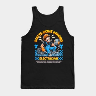 Funny Electrician Tank Top